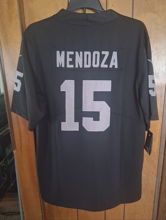 Other - Mystery Sports Card With Fernando Mendoza Los Vegas Raiders Large Jersey